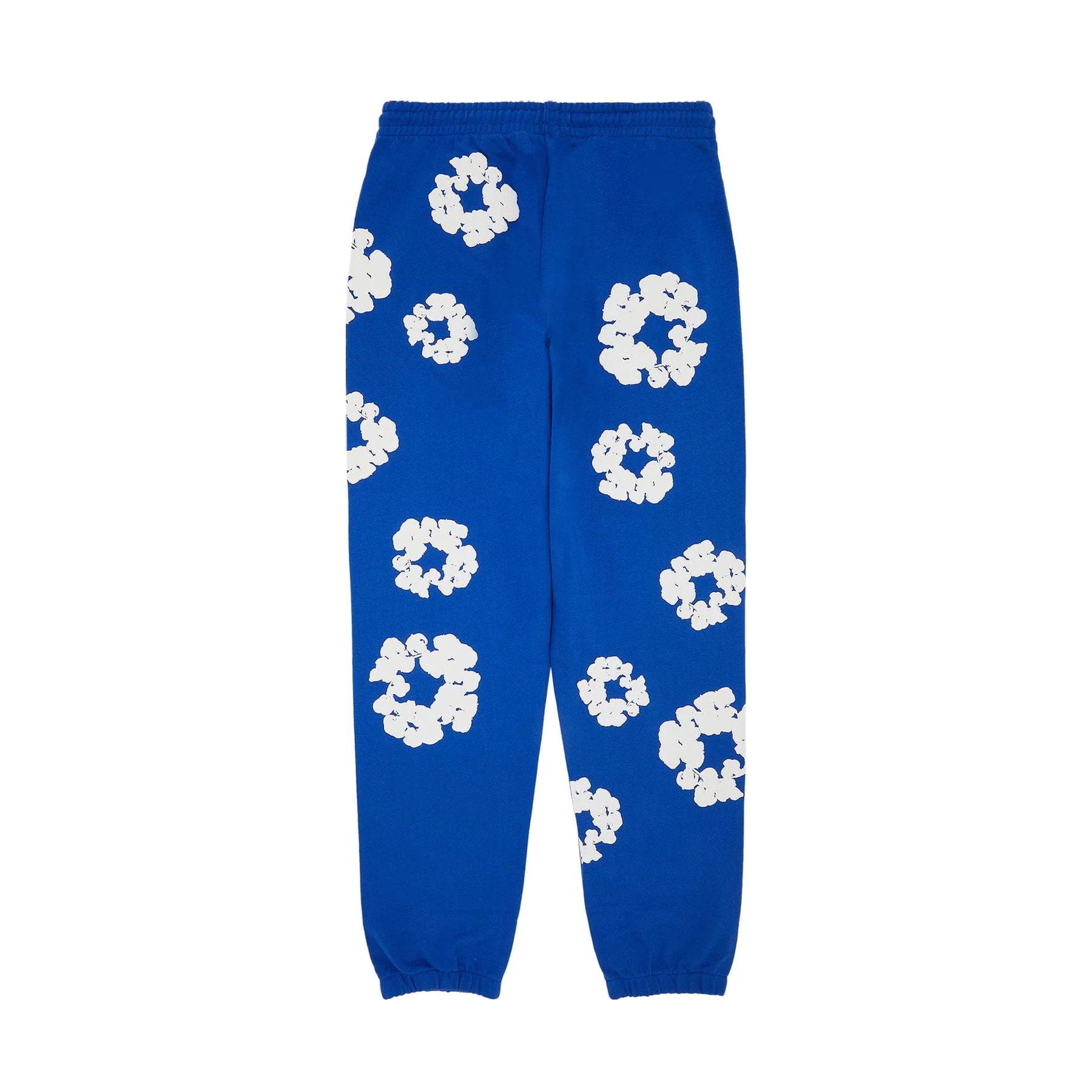 Denim Tears The Cotton Wreath Sweatpants 'Royal Blue' — XXS — Side View