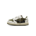 Travis Scott x Air Jordan 1 Low OG TD 'Medium Olive' — UK 0C | EU 15 | US 0C — Front View