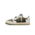 Travis Scott x Air Jordan 1 Low OG PS 'Medium Olive' — UK 10C | EU 27.5 | US 10.5C — Front View