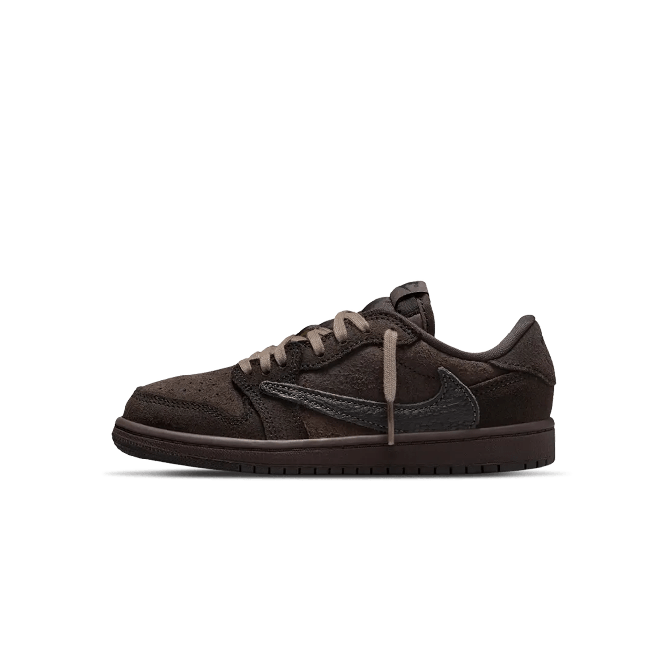 Travis Scott x Air Jordan 1 Low OG PS 'Velvet Brown' — UK 10C | EU 27.5 | US 10.5C — Front View