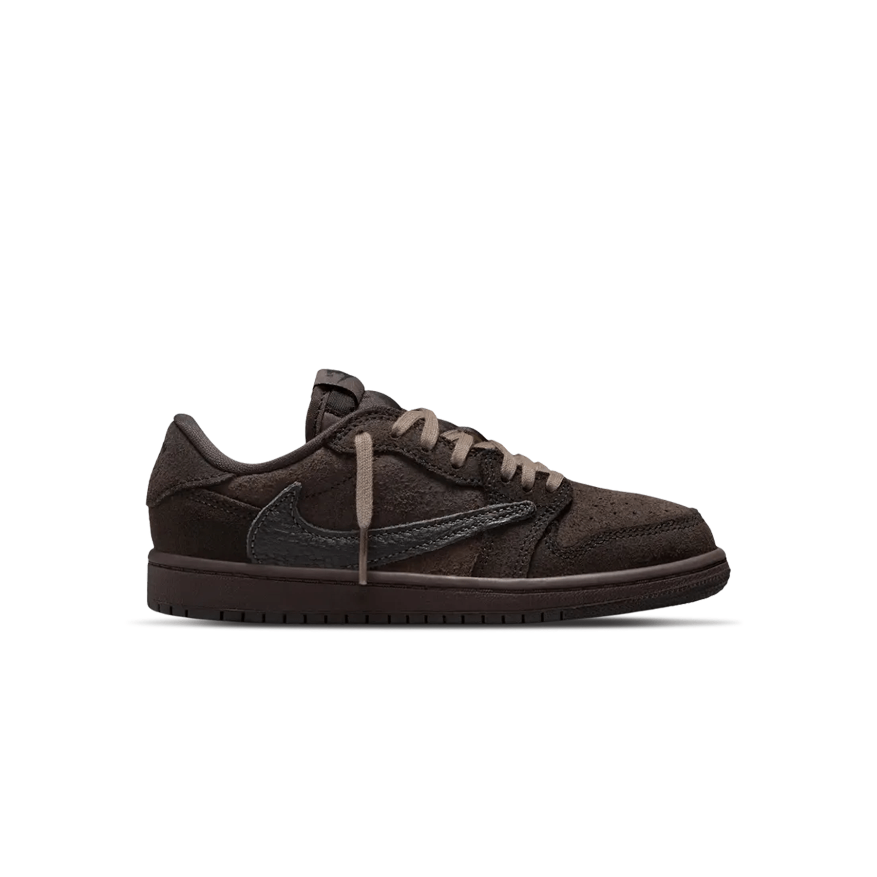 Travis Scott x Air Jordan 1 Low OG PS 'Velvet Brown' — UK 10C | EU 27.5 | US 10.5C — Side View