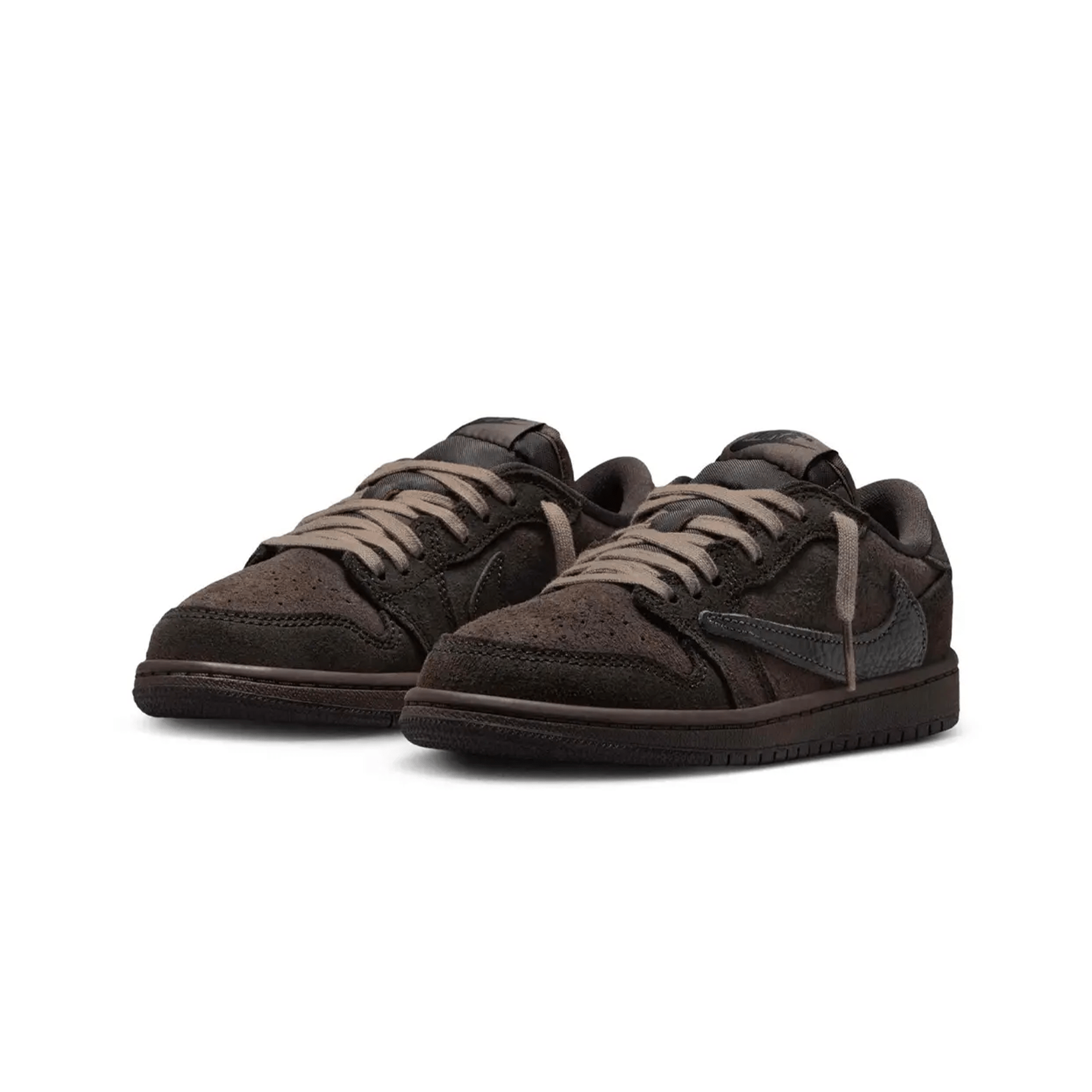 Travis Scott x Air Jordan 1 Low OG PS 'Velvet Brown' — UK 10C | EU 27.5 | US 10.5C — Back View