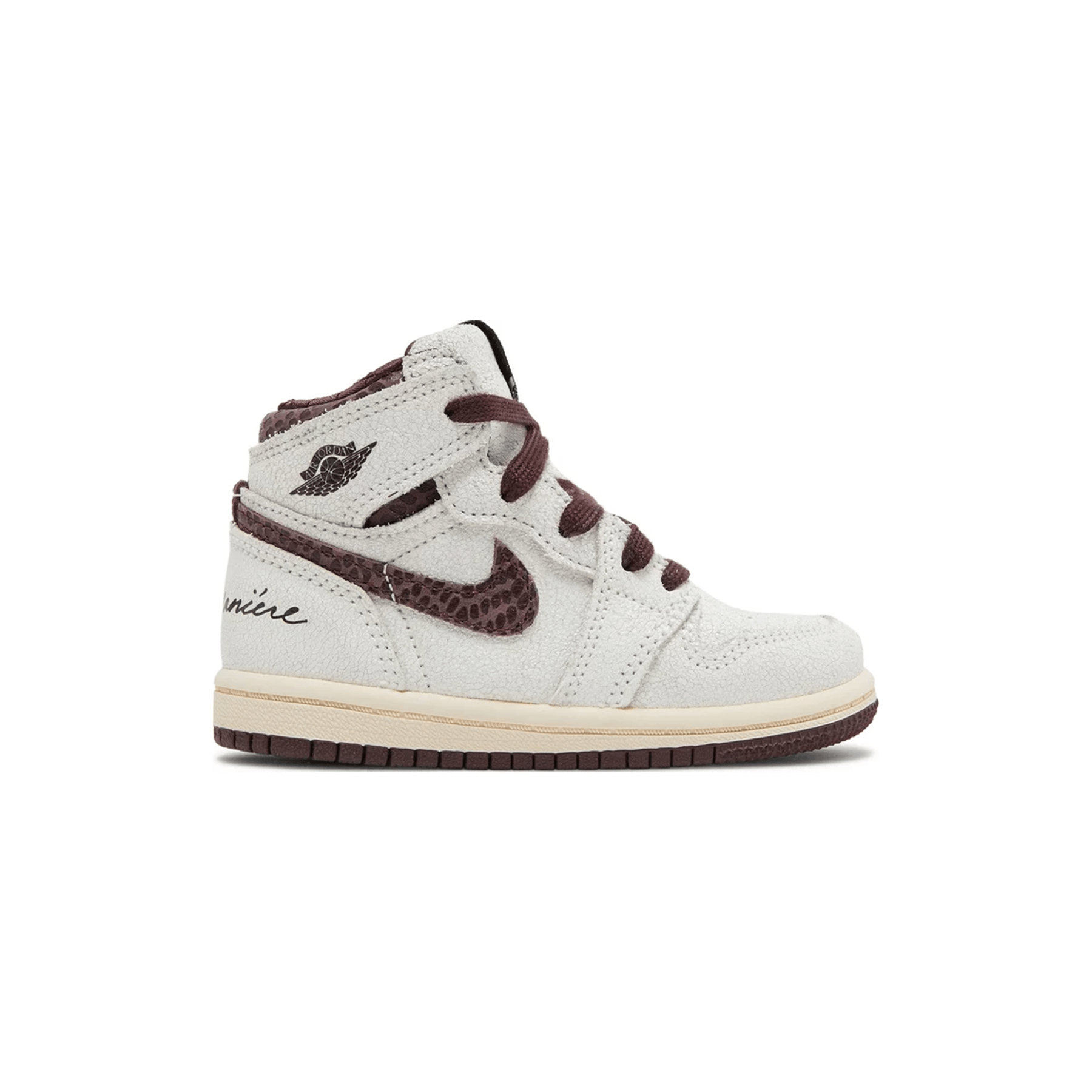 A Ma Maniére x Air Jordan 1 High OG TD 'Airness' — UK 0C | EU 15 | US 0C — Side View
