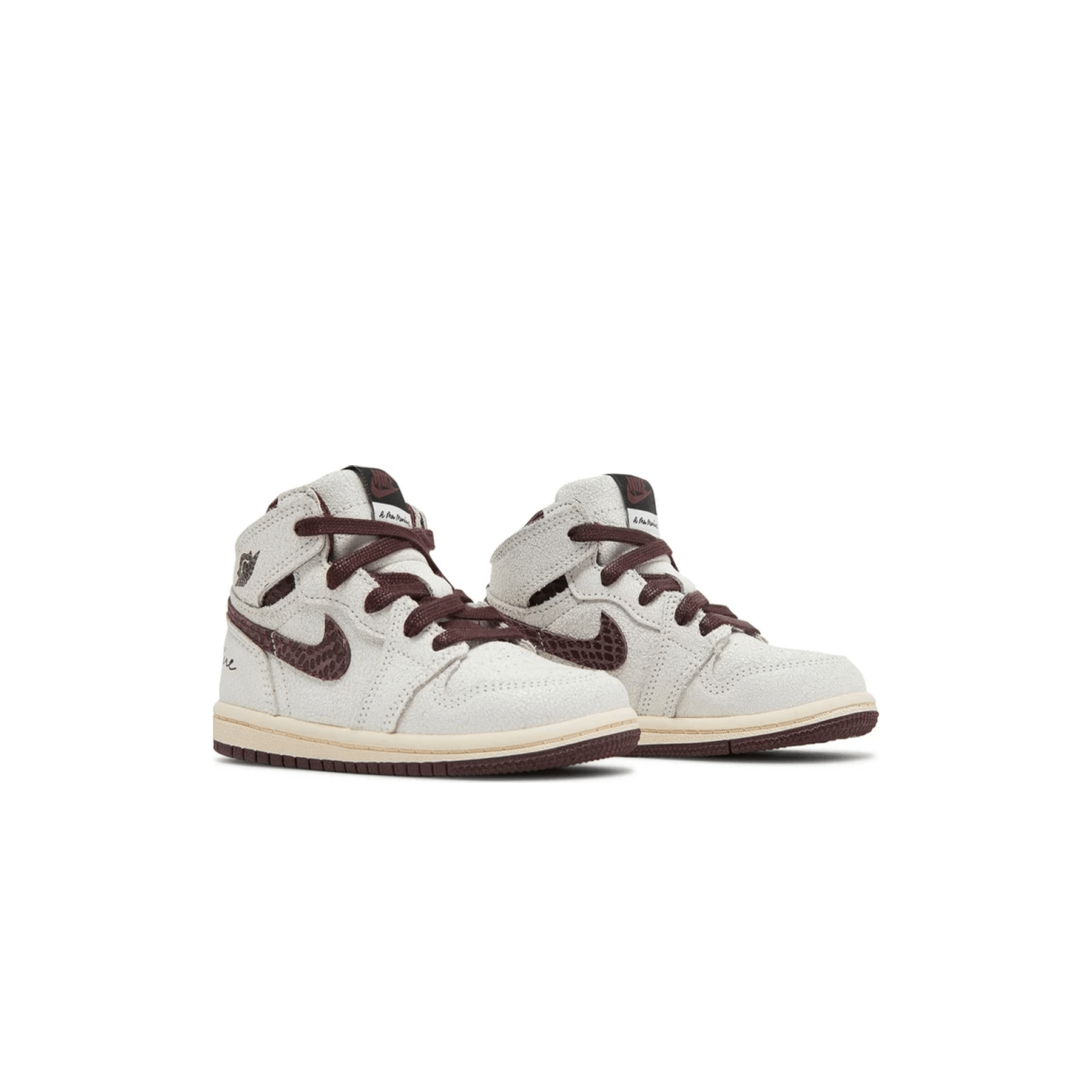 A Ma Maniére x Air Jordan 1 High OG TD 'Airness' — UK 0C | EU 15 | US 0C — Back View