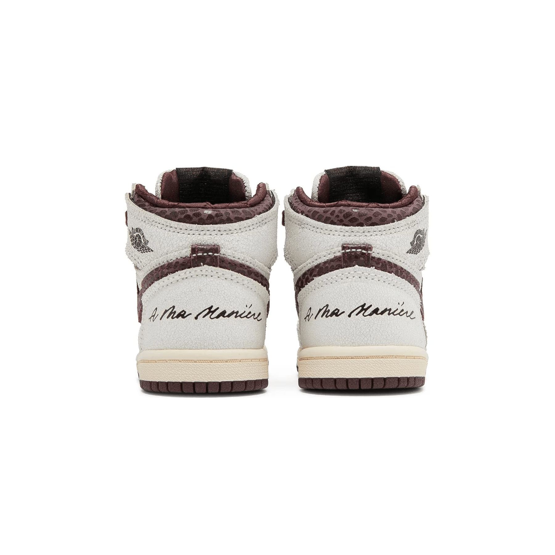 A Ma Maniére x Air Jordan 1 High OG TD 'Airness' — UK 0C | EU 15 | US 0C — Top View