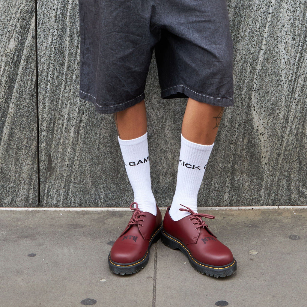 Dr. Martens x Motherlan 1461 'Oxblood' — UK 1 — Back View
