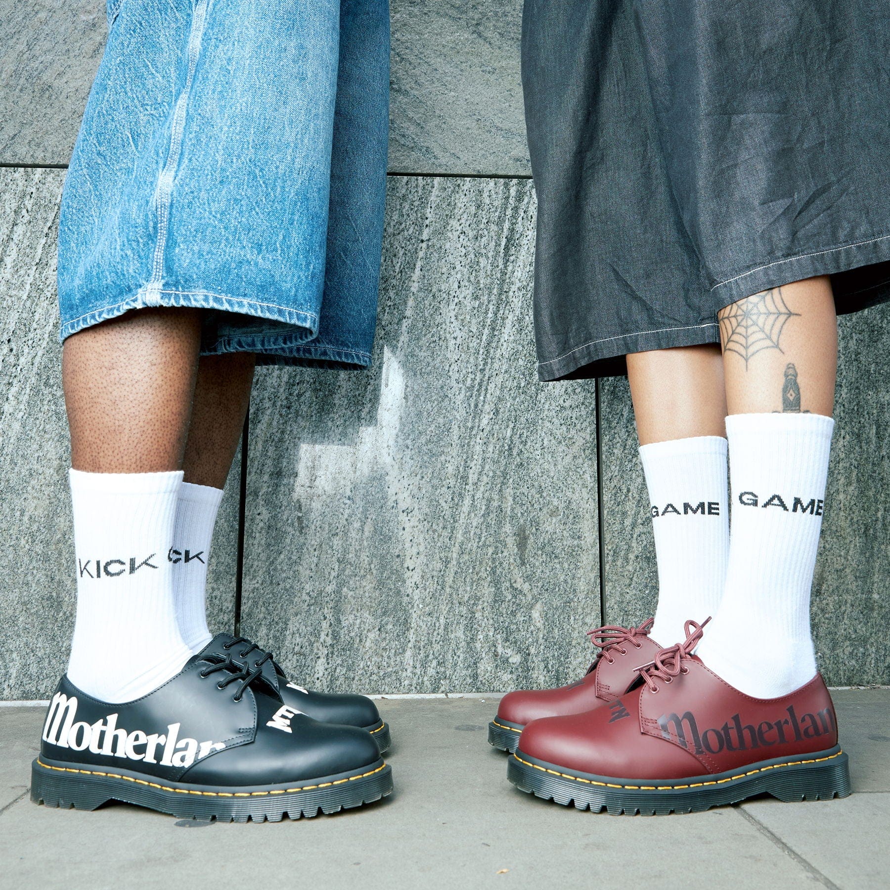 Dr. Martens x Motherlan 1461 'Oxblood' — UK 1 — Top View