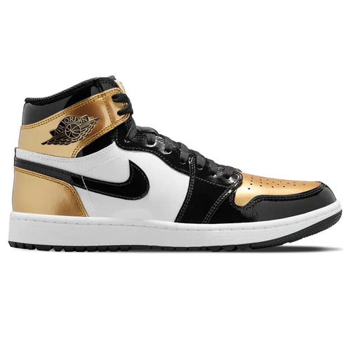 Air Jordan 1 High Golf 'Gold Toe' — UK 3 | EU 35.5 | US 3.5 — Side View