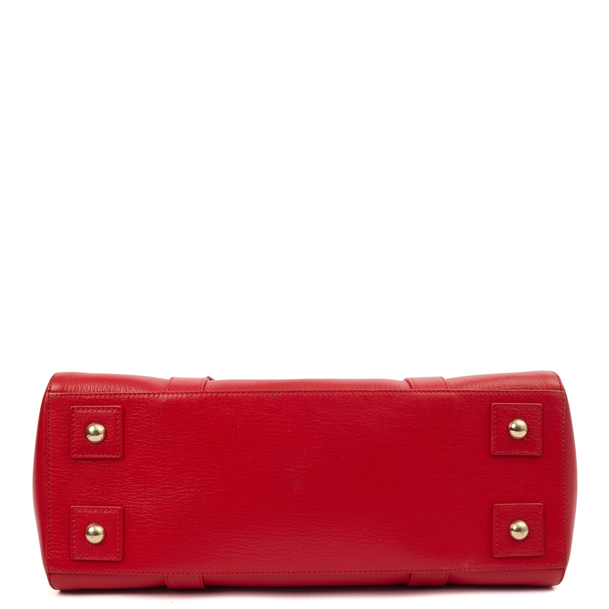 Mulberry Tote Bayswater Double Zip Tote in Scarlett, Leather — Detail View