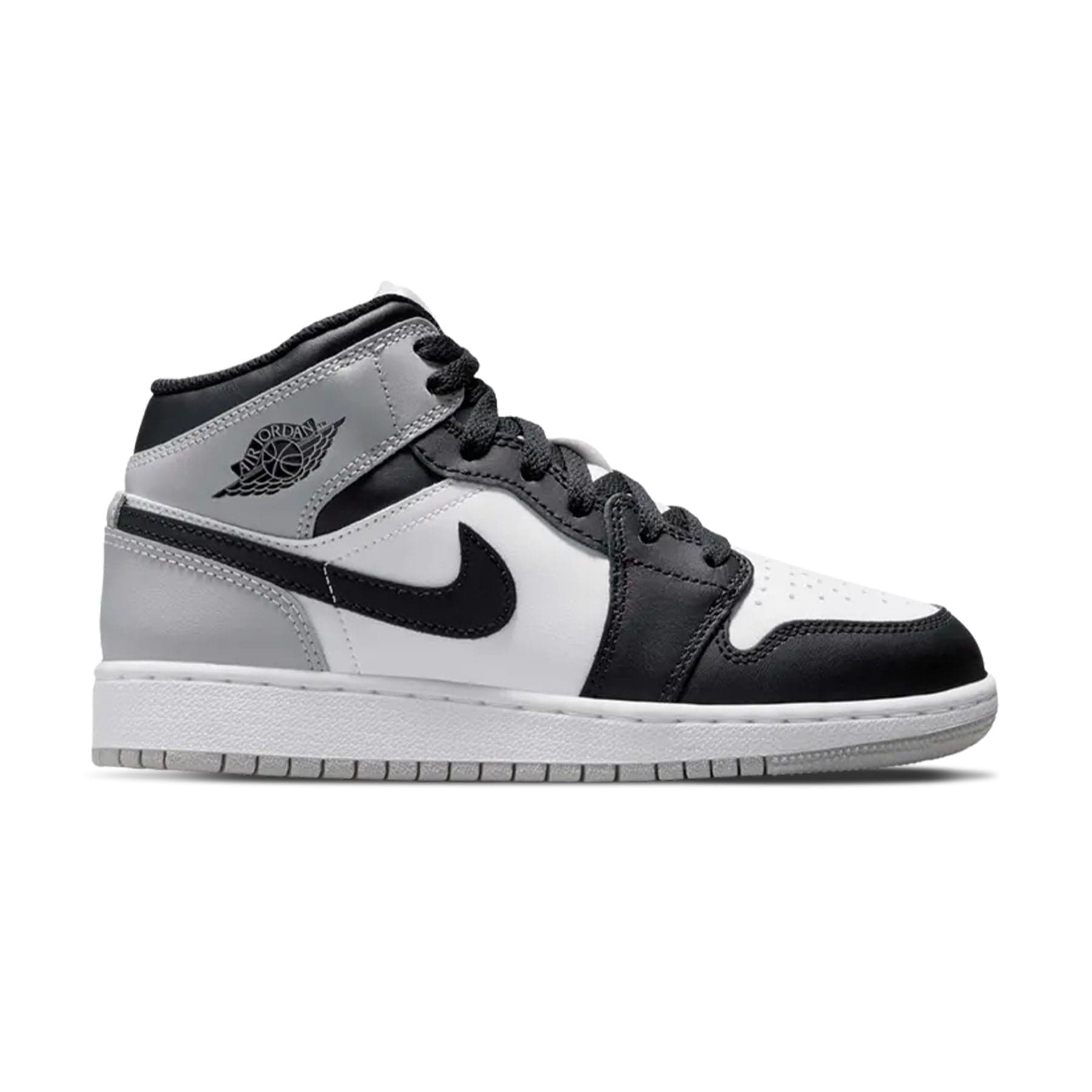 Air Jordan 1 Mid GS 'Barons' — UK 13.5 | EU 32 | US 1Y — Side View