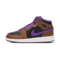 Air Jordan 1 Mid GS 'Purple Mocha' — UK 13.5 | EU 32 | US 1Y — Front View