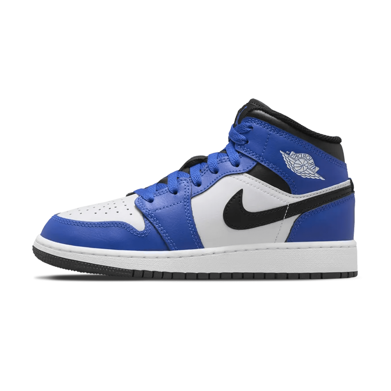 Air Jordan 1 Mid GS 'Game Royal' — UK 13.5 | EU 32 | US 1Y — Front View