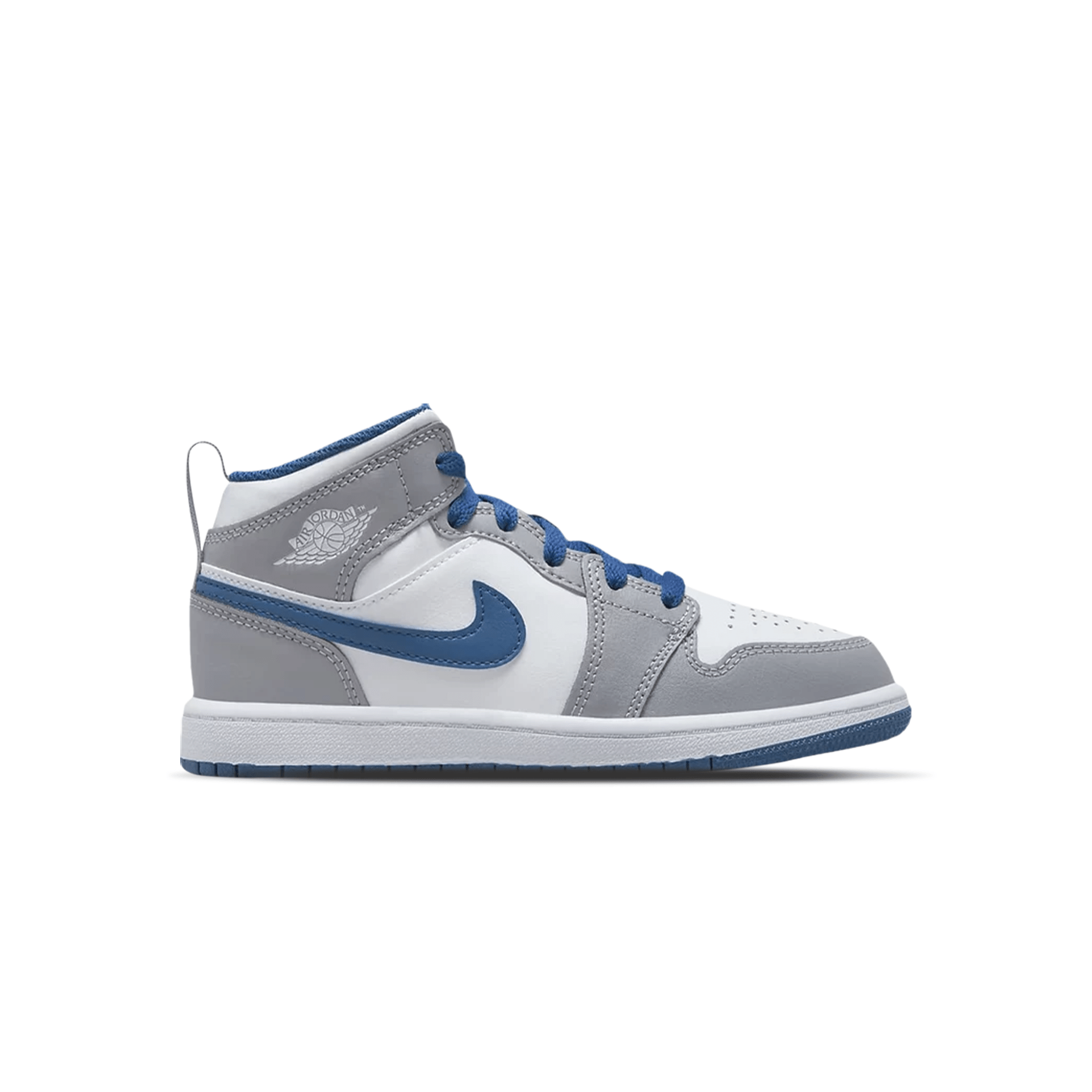 Air Jordan 1 Mid PS 'Cement True Blue' — UK 10C | EU 27.5 | US 10.5C — Side View