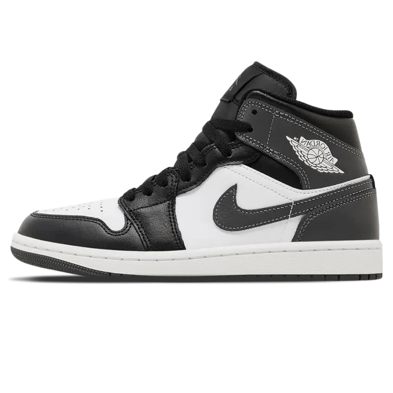 Air Jordan 1 Mid 'Iron Grey' — UK 3 | EU 35.5 | US 3.5 — Front View