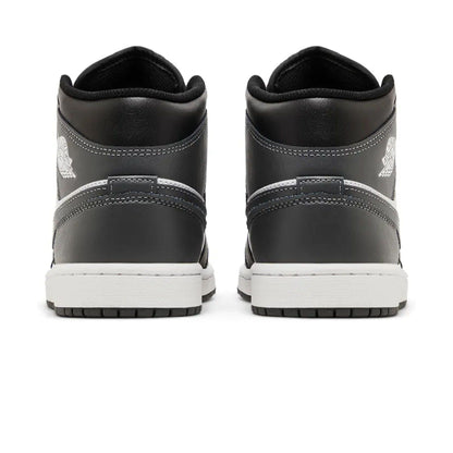 Air Jordan 1 Mid 'Iron Grey' — UK 3 | EU 35.5 | US 3.5 — Top View