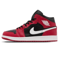 Air Jordan 1 Mid 'Gym Red Black White' — UK 3 | EU 35.5 | US 3.5 — Front View