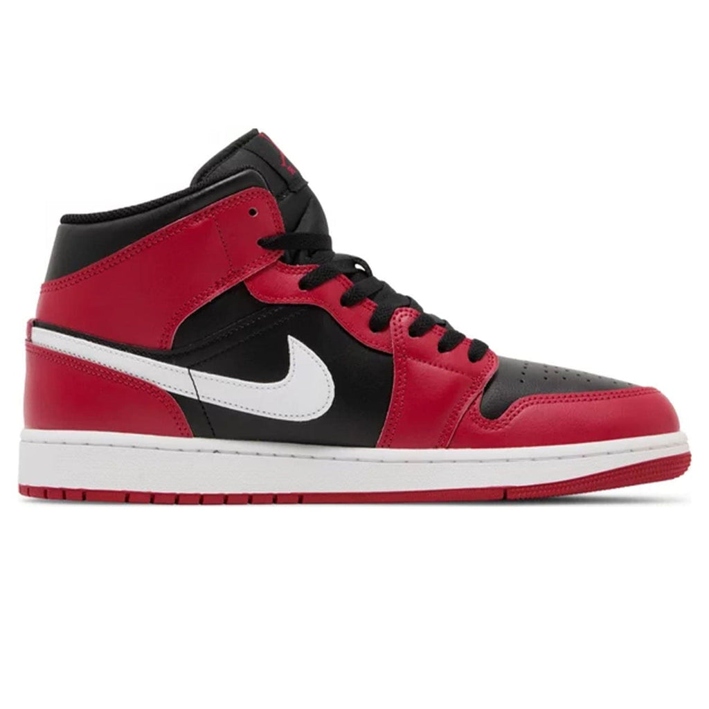 Air Jordan 1 Mid 'Gym Red Black White' — UK 3 | EU 35.5 | US 3.5 — Side View