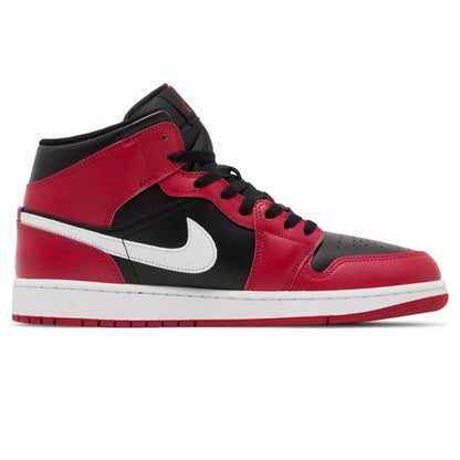 Air Jordan 1 Mid 'Gym Red Black White' — UK 3 | EU 35.5 | US 3.5 — Side View