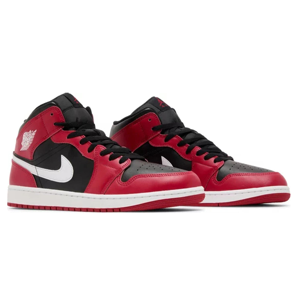 Air Jordan 1 Mid 'Gym Red Black White' — UK 3 | EU 35.5 | US 3.5 — Back View