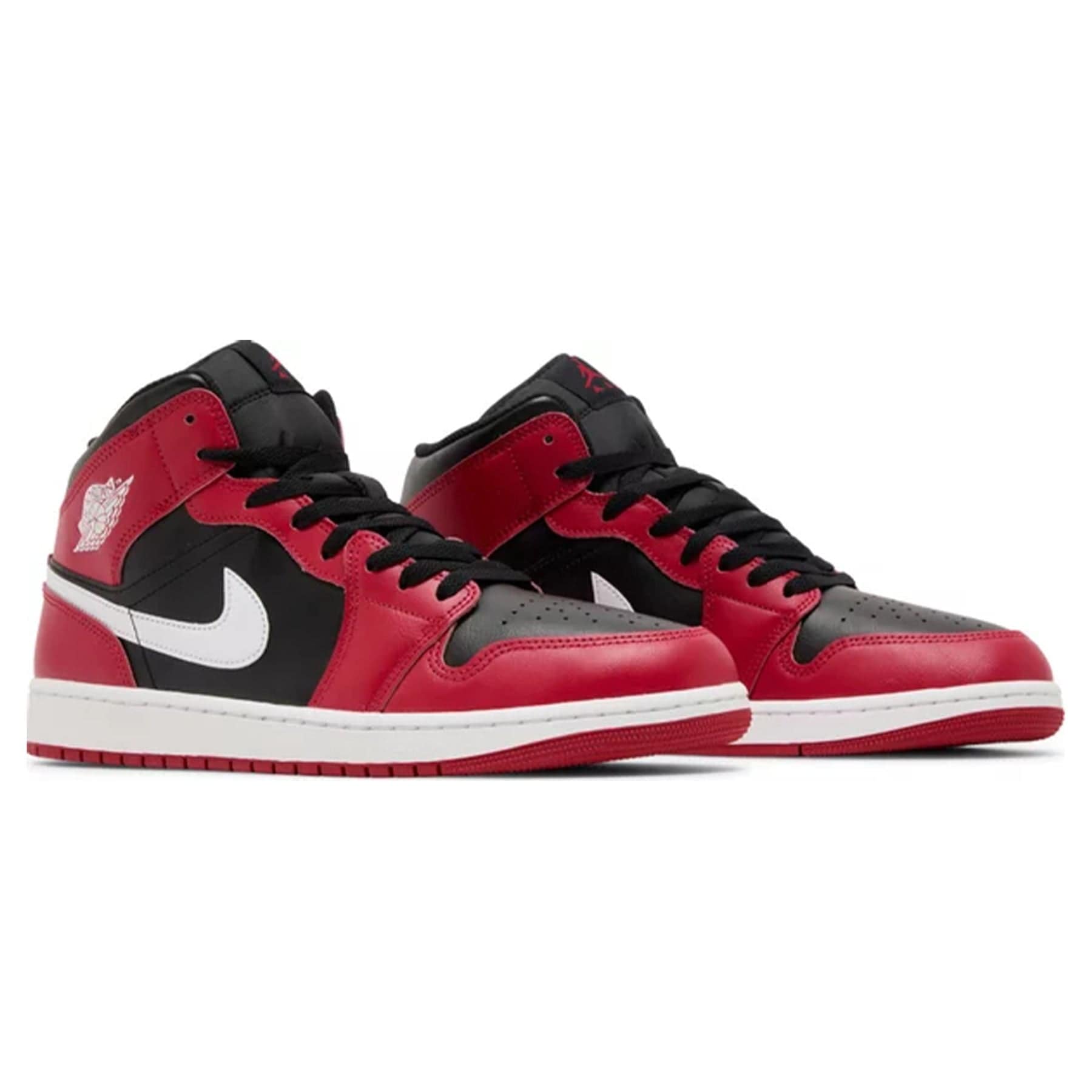 Air Jordan 1 Mid 'Gym Red Black White' — UK 3 | EU 35.5 | US 3.5 — Back View