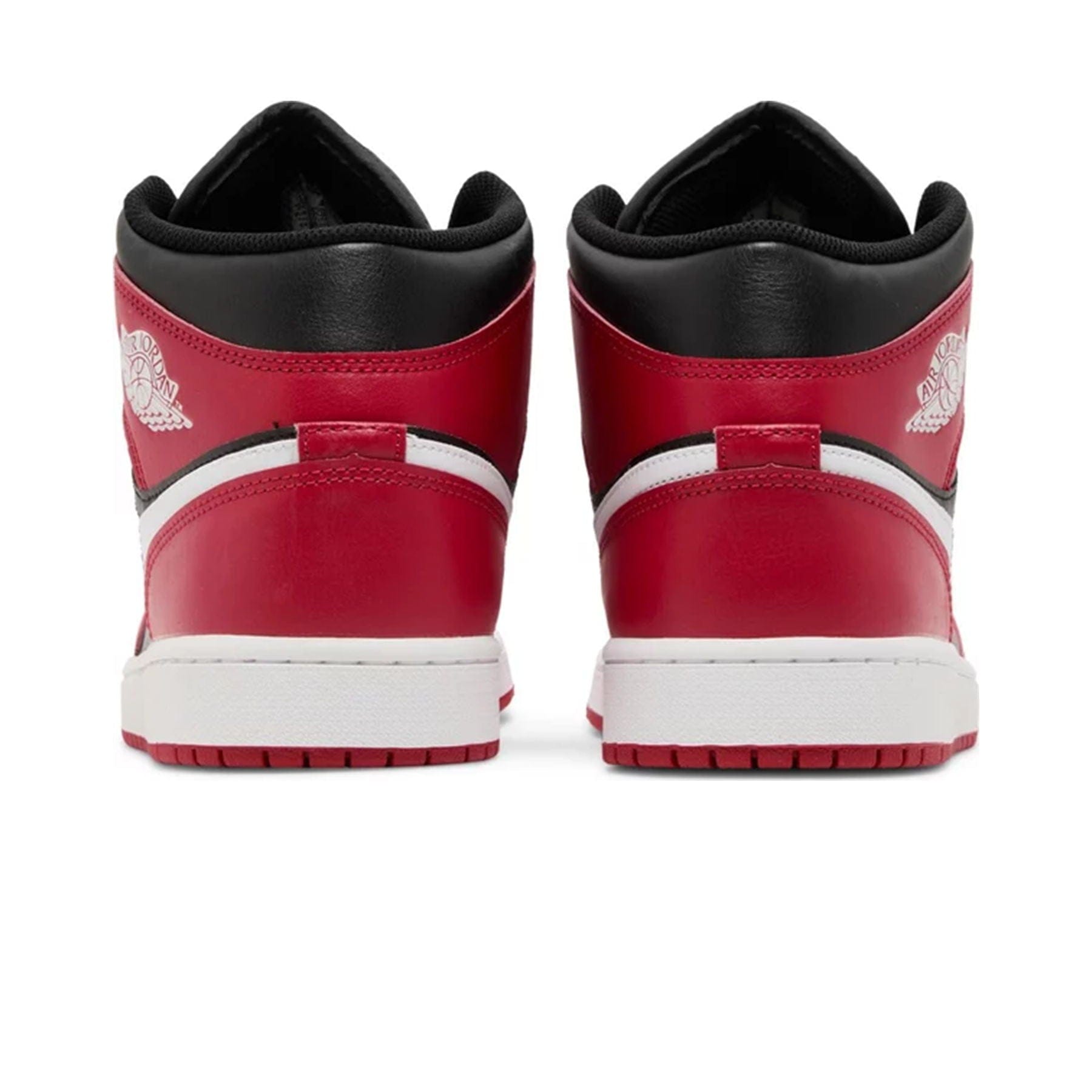 Air Jordan 1 Mid 'Gym Red Black White' — UK 3 | EU 35.5 | US 3.5 — Top View