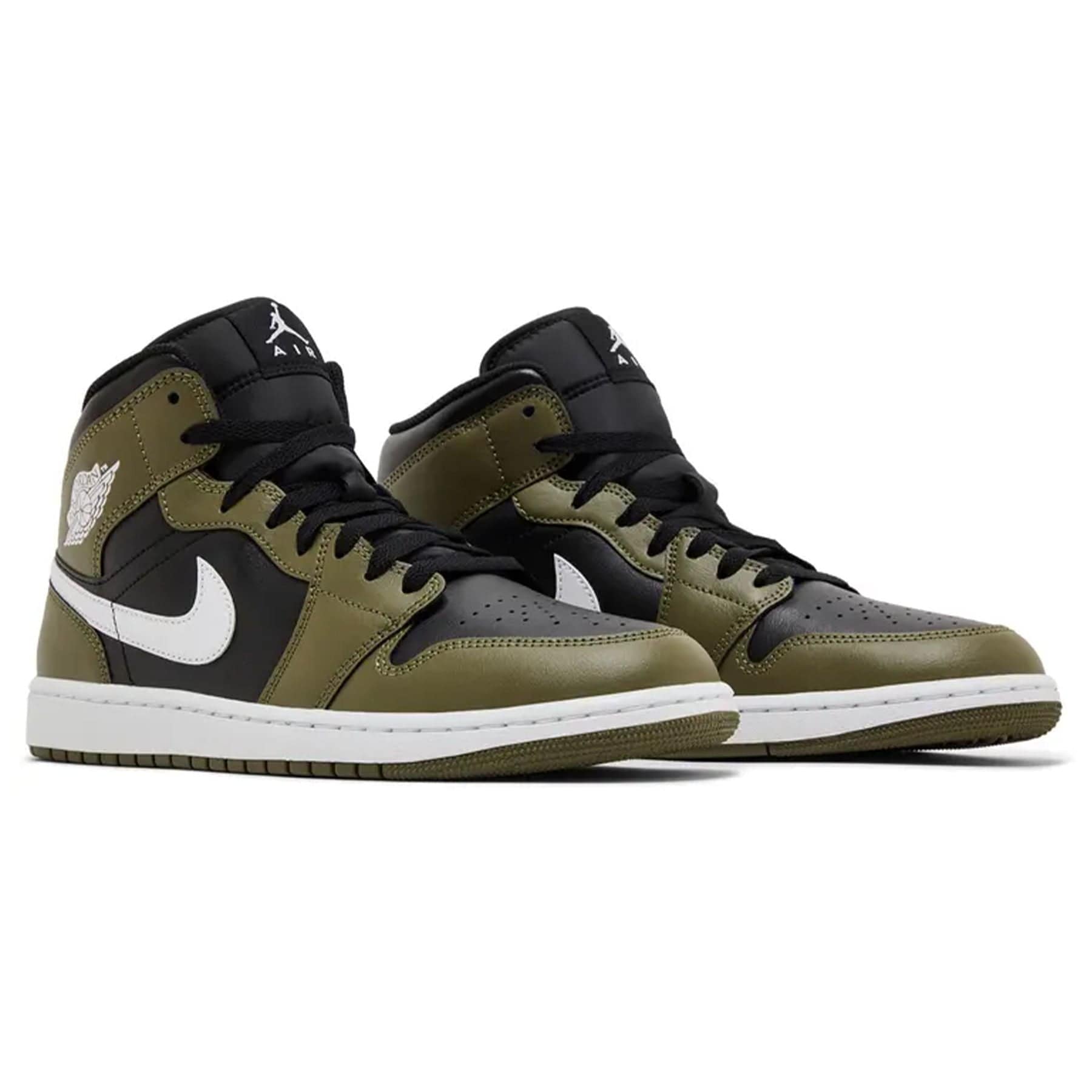 Air Jordan 1 Mid 'Medium Olive' — UK 3 | EU 35.5 | US 3.5 — Back View