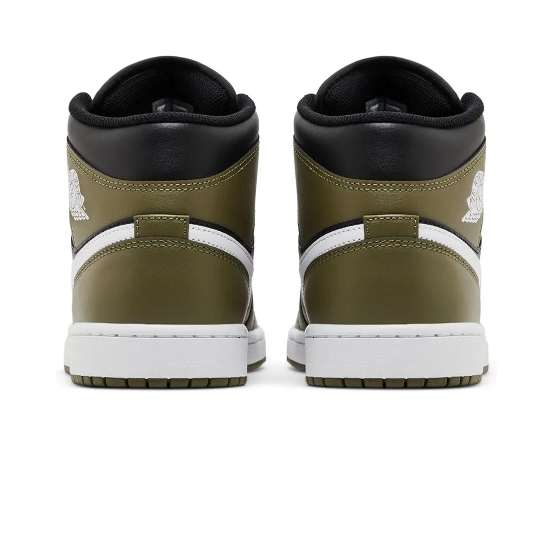 Air Jordan 1 Mid 'Medium Olive' — UK 3 | EU 35.5 | US 3.5 — Top View