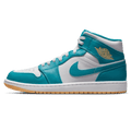 Air Jordan 1 Mid 'Aquatone' — UK 3 | EU 35.5 | US 3.5 — Front View
