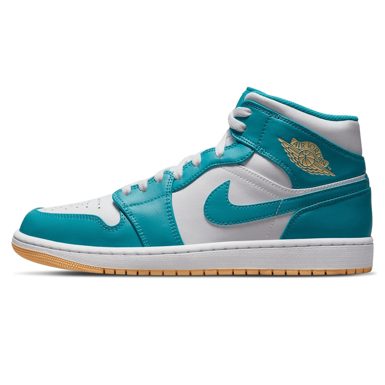 Air Jordan 1 Mid 'Aquatone' — UK 3 | EU 35.5 | US 3.5 — Front View