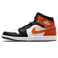 Air Jordan 1 Mid 'Shattered Backboard' 2025 — UK 3 | EU 35.5 | US 3.5 — Front View