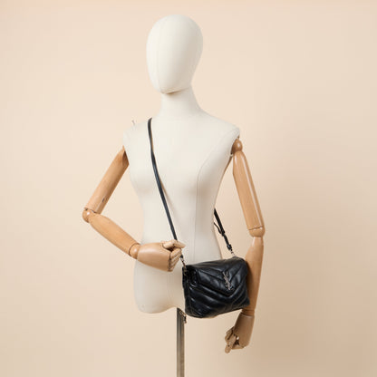 Saint Laurent Cross Body LouLou - Toy in Black, Leather — Alternate View 7