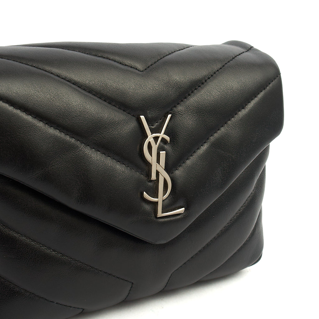 Saint Laurent Cross Body LouLou - Toy in Black, Leather — Lifestyle View