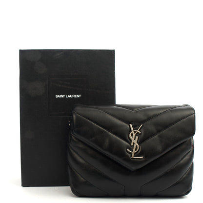 Saint Laurent Cross Body LouLou - Toy in Black, Leather — Side View