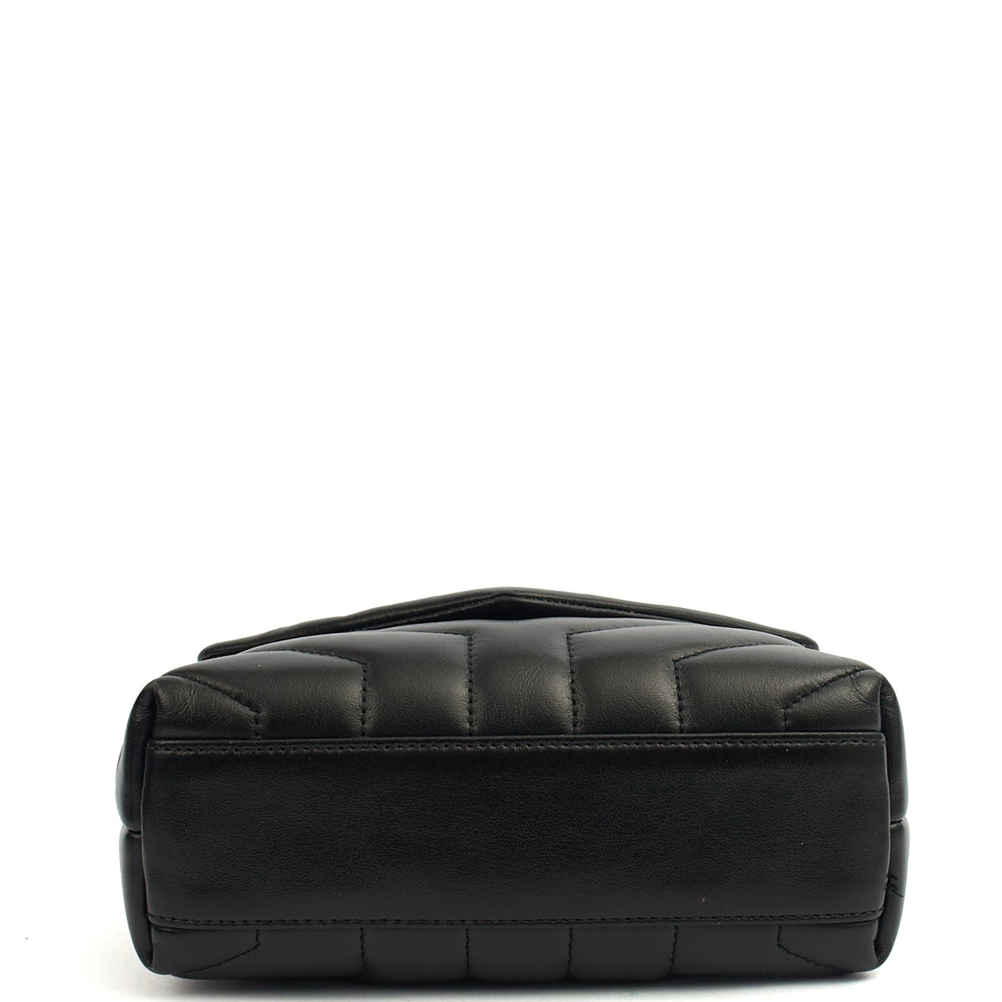 Saint Laurent Cross Body LouLou - Toy in Black, Leather — Detail View