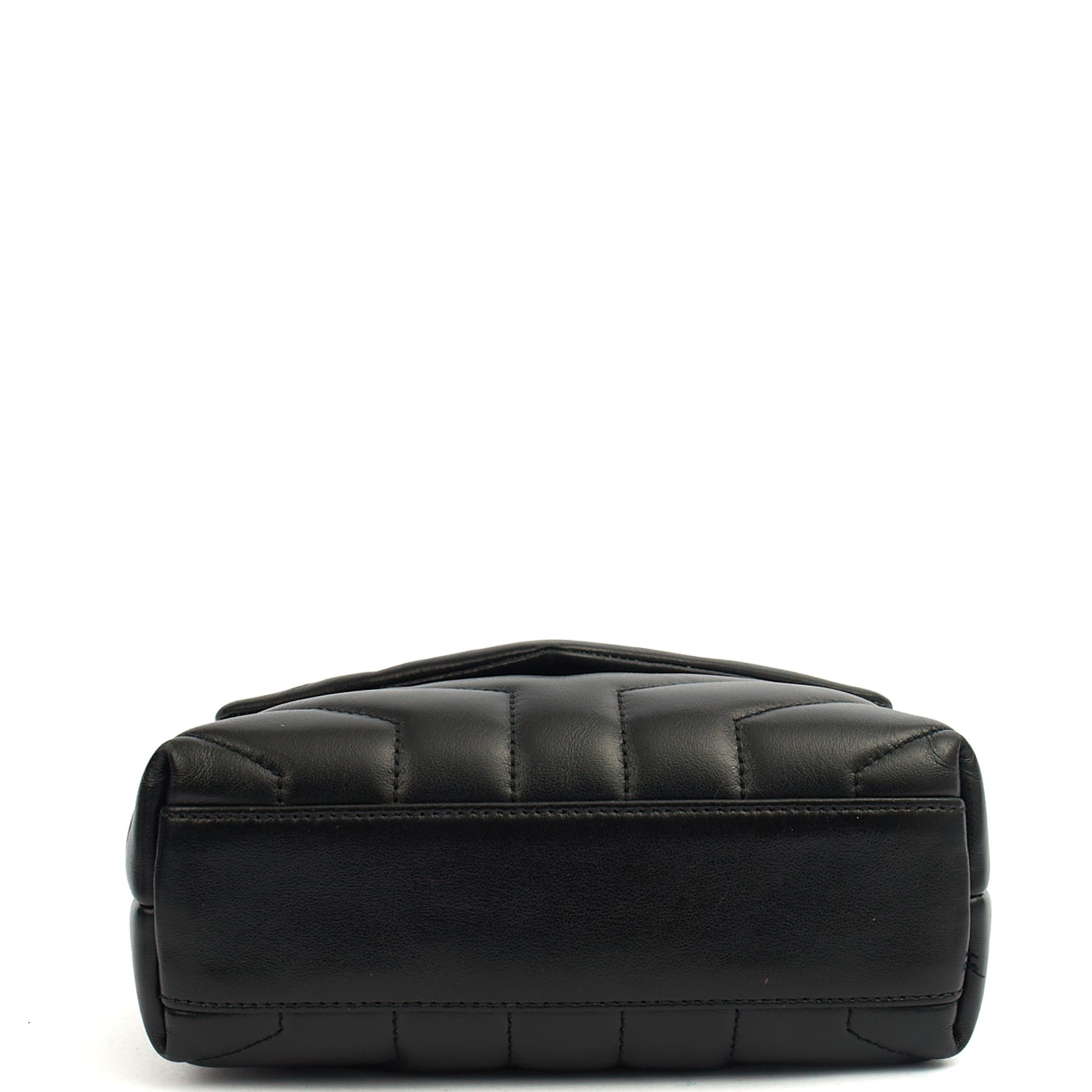 Saint Laurent Cross Body LouLou - Toy in Black, Leather — Detail View
