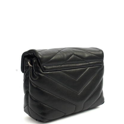 Saint Laurent Cross Body LouLou - Toy in Black, Leather — Back View