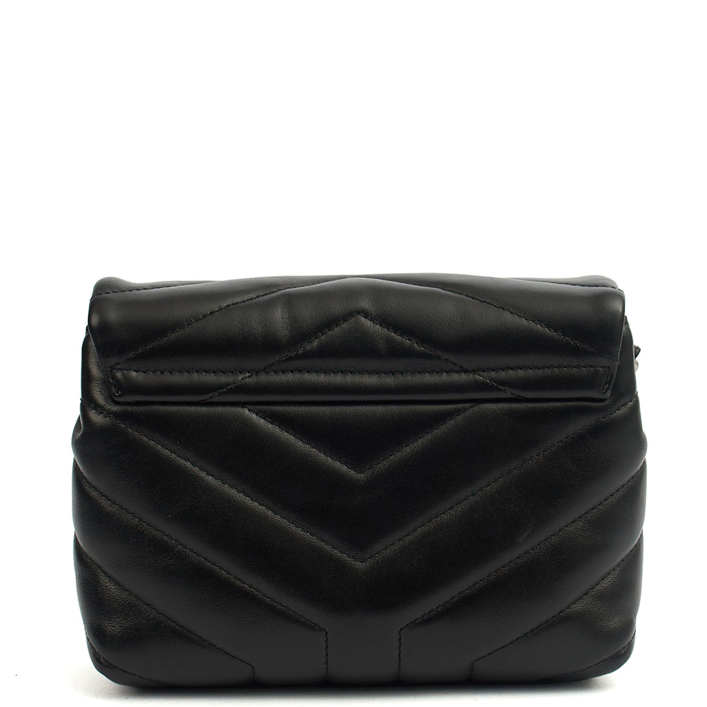 Saint Laurent Cross Body LouLou - Toy in Black, Leather — Top View
