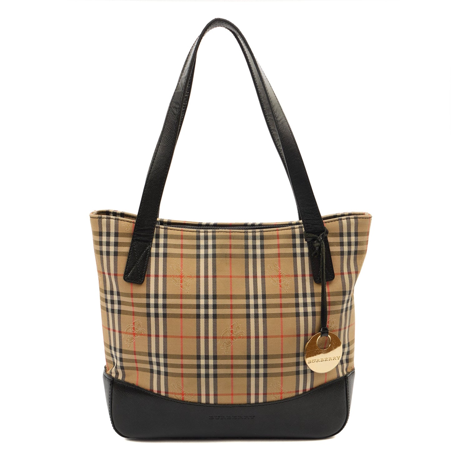 Burberry Shoulder Bag Check Tote in Nova Check, Fabric — Alternate View 7