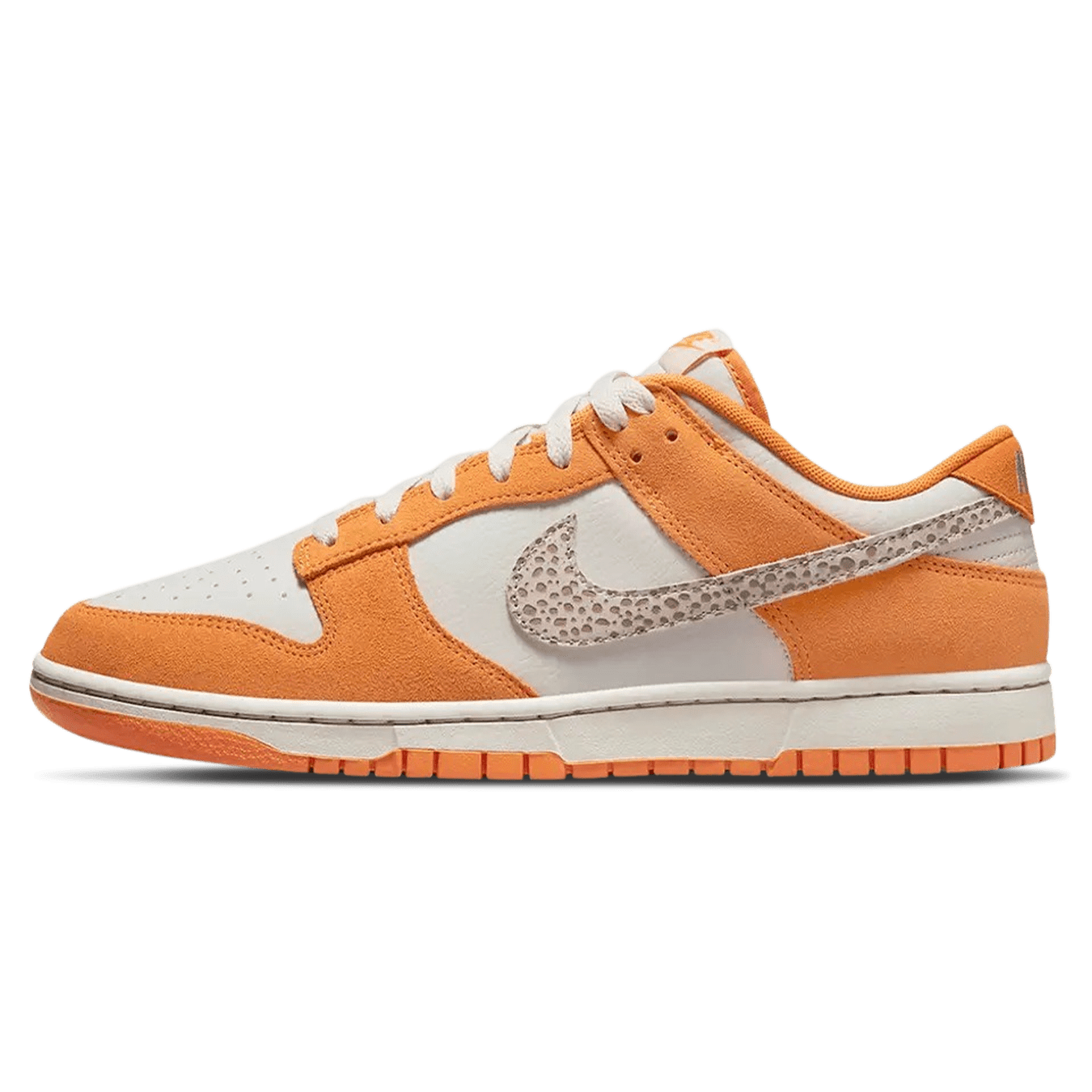 Nike Dunk Low 'Dunk Low 'Safari Swoosh - Kumquat' — UK 3 | EU 35.5 | US 3.5 — Front View
