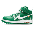 Off-White x Nike Air Force 1 Mid 'Pine Green' — UK 3 | EU 35.5 | US 3.5 — Front View