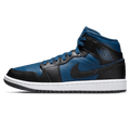 Air Jordan 1 Mid SE Wmns 'Split - French Blue' — UK 2.5 | EU 35.5 | US 5 — Front View