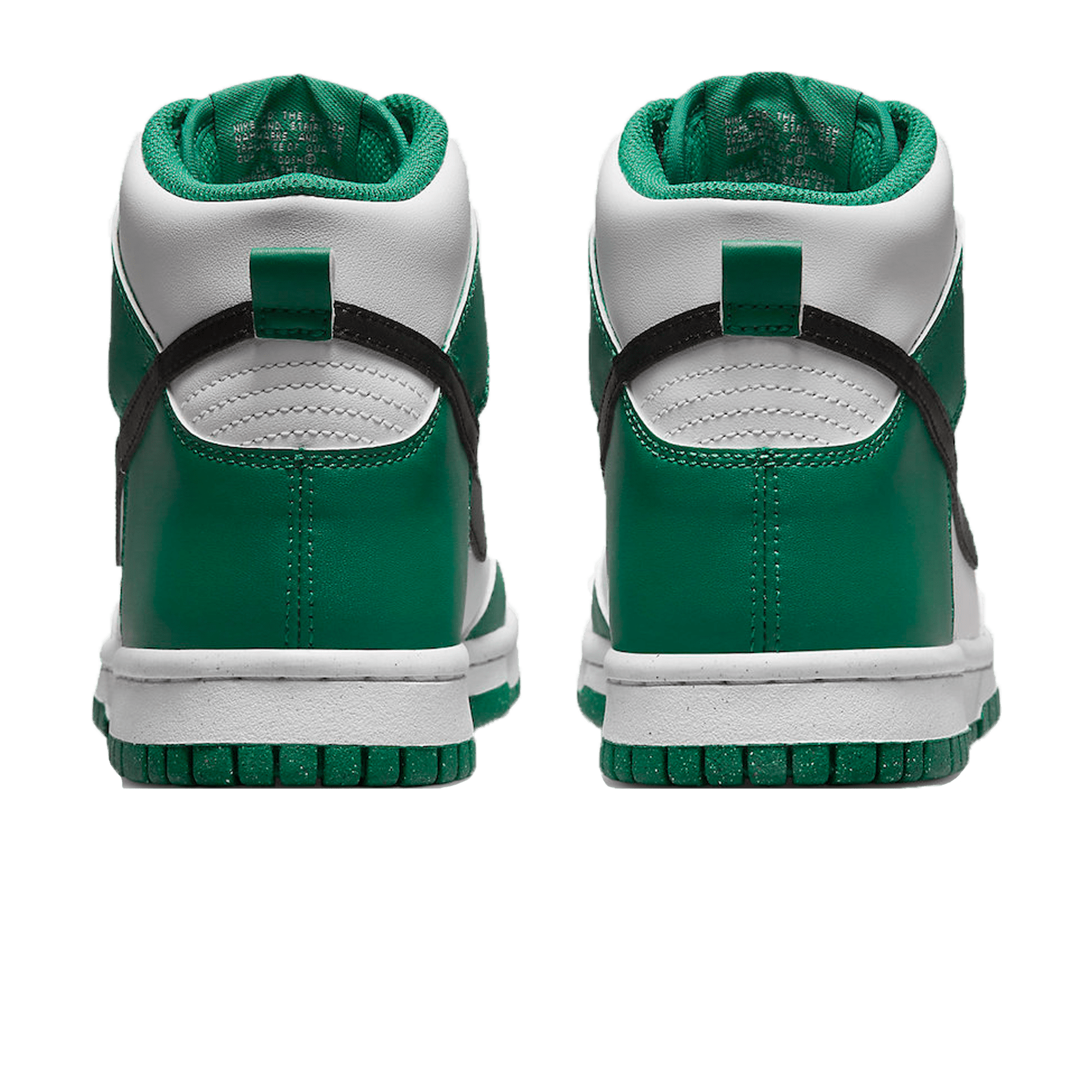 Nike Dunk High GS Celtics — UK 13.5 | EU 32 | US 1Y — Back View
