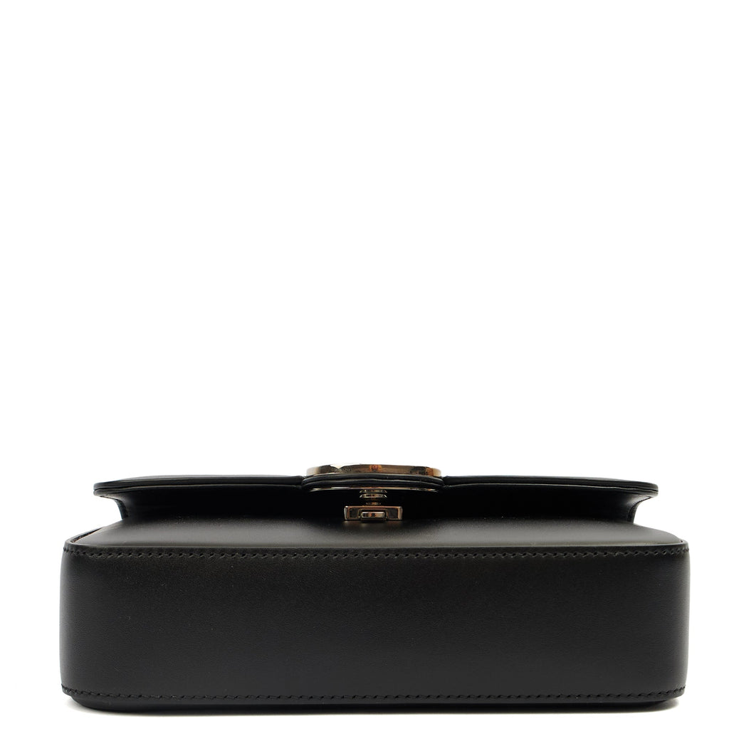 Gucci Cross Body Petite GG Shoulder Bag - Mini in Black, Leather — Top View