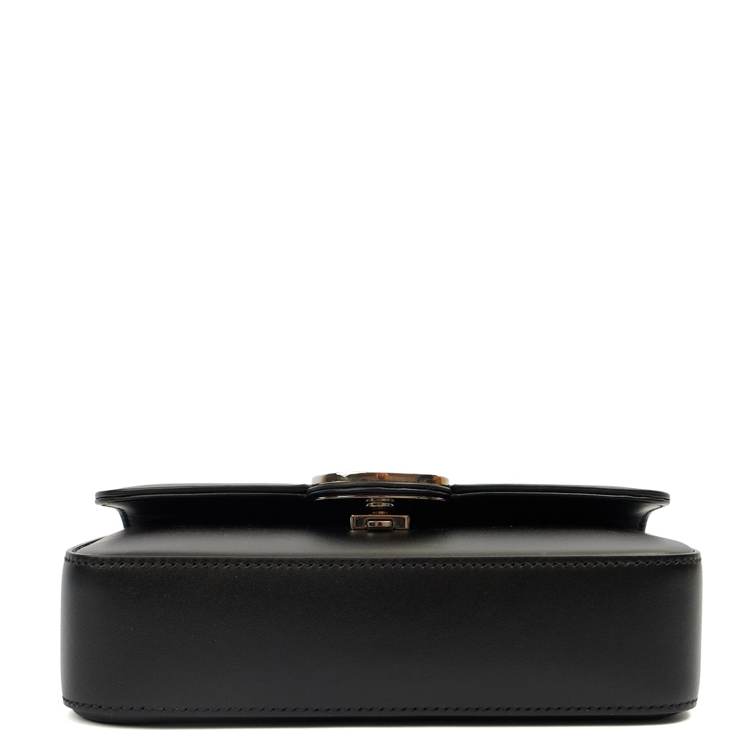 Gucci Cross Body Petite GG Shoulder Bag - Mini in Black, Leather — Top View