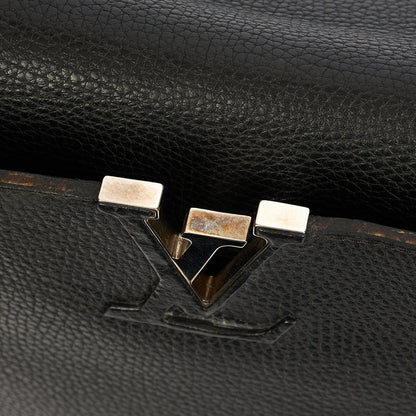 Louis Vuitton Capucines MM in Black, Leather — Alternate View 25