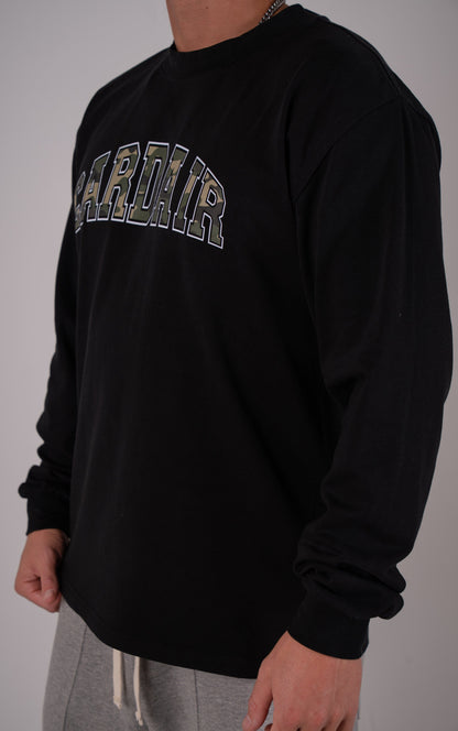 Cardair Camo Cardair Long Sleve - Black — S — Back View