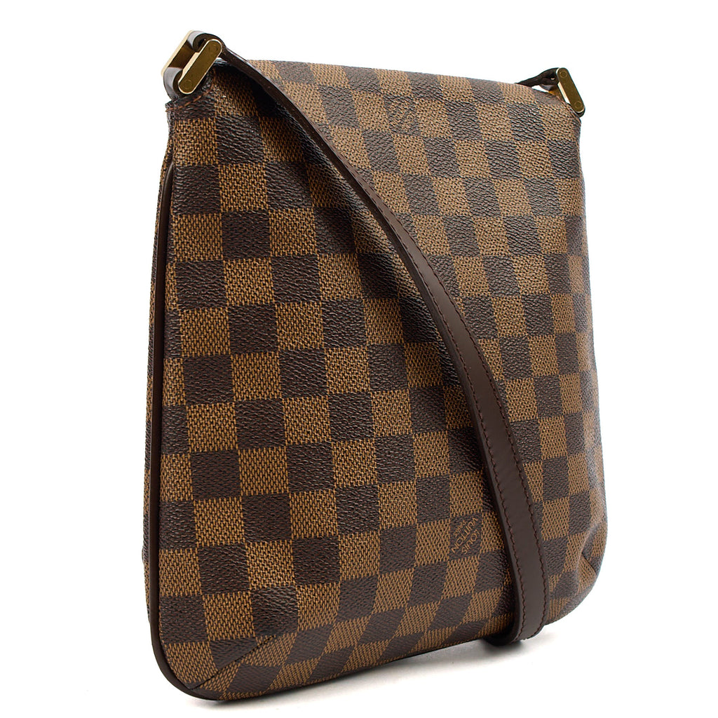 Louis Vuitton Cross Body Musette Salsa PM in Damier Ebene, Canvas — Alternate View 9