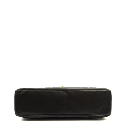 Chanel Shoulder Bag Maxi Jumbo XL in Black, Leather — Alternate View 12