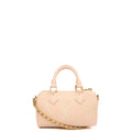 Louis Vuitton Cross Body Speedy - Nano in Pink, Empreinte Leather — Front View