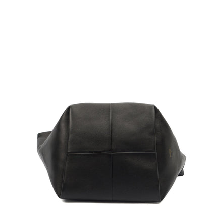 Valentino Tote Rockstud Hobo in Black, Calfskin — Top View